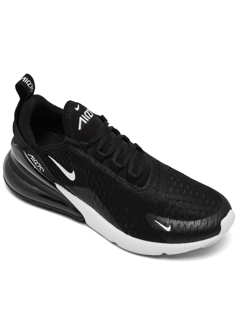 Nike Women's Air Max 270 Casual Sneakers from Finish Line - Black, White