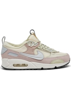 Nike Women's Air Max 90 Futura Casual Sneakers from Finish Line - Pale Ivory/Platinum Viole