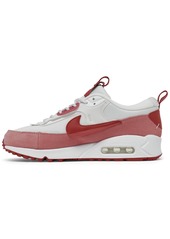Nike Women's Air Max 90 Futura Casual Sneakers from Finish Line - Red Stardust, Summit White