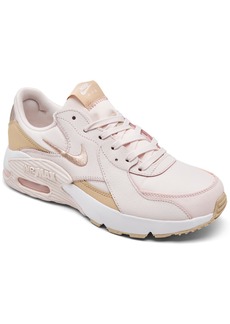 Nike Women's Air Max Excee Casual Sneakers from Finish Line - Light Pink, Shimmer