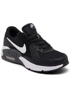 Nike Women's Air Max Excee Casual Sneakers from Finish Line - Black, White, Dark Gray
