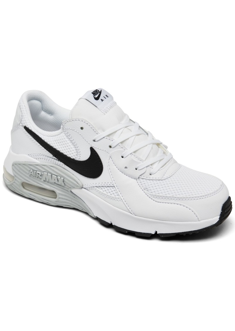 Nike Women's Air Max Excee Casual Sneakers from Finish Line - White, Black, Pure Platinum