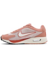 Nike Women's Air Max Solo Casual Sneakers from Finish Line - Red Stardust, Adobe, Black