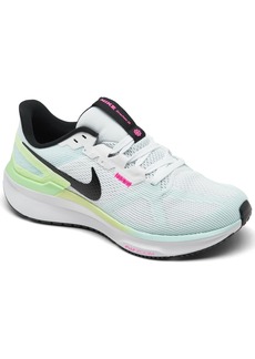 Nike Women's Air Zoom Structure 25 Running Shoes from Finish Line - White/blac