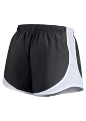 Nike Women's Black New Orleans Saints Tempo Shorts - Black, White