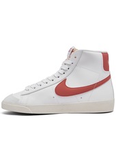Nike Women's Blazer Mid 77 Casual Sneakers from Finish Line - White, Adobe