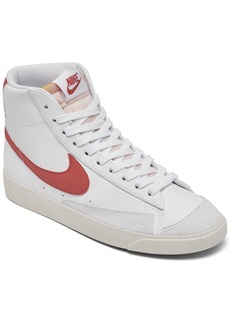 Nike Women's Blazer Mid 77 Casual Sneakers from Finish Line - White, Adobe