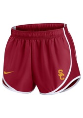 Nike Women's Cardinal Usc Trojans Primetime Tempo Performance Shorts - Cardinal, White