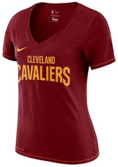Nike Women's Cleveland Cavaliers Dri-Fit V-neck T-Shirt