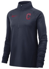 Nike Women's Cleveland Indians Half-Zip Element Pullover