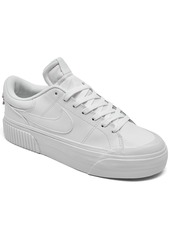 Nike Women's Court Legacy Lift Platform Casual Sneakers from Finish Line - White