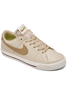 Nike Women's Court Legacy Next Nature Casual Sneakers from Finish Line - Sanddrift, Hemp