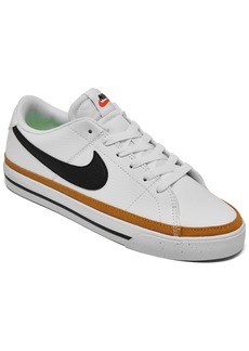 Nike Women's Court Legacy Next Nature Casual Sneakers from Finish Line - White, Black