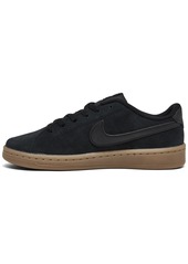 Nike Women's Court Royale 2 Suede Casual Sneakers from Finish Line - Black