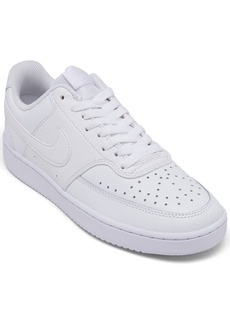 Nike Women's Court Vision Low Casual Sneakers from Finish Line - White