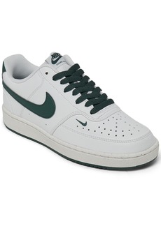Nike Women's Court Vision Low Next Nature Casual Sneakers from Finish Line - White, Stadium Green, Sail