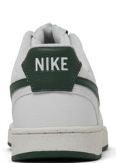 Nike Women's Court Vision Low Next Nature Casual Sneakers from Finish Line - White, Stadium Green, Sail