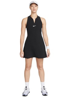 Nike Women's Dri-fit Advantage Tennis Dress - Black/white