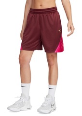 Nike Women's Dri-fit ISoFly Basketball Shorts - White/black/black