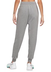 Nike Women's Dri-fit One French Terry High-Waisted 7/8 Joggers - Carbon Heather