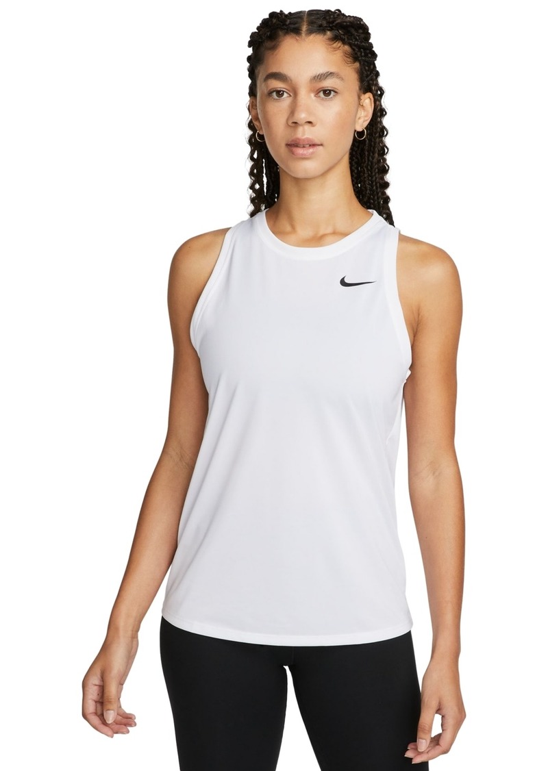 Nike Women's Dri-fit Training Tank Top - White/black