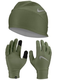 Nike Women's Essential Hat & Glove Set - Oil Green