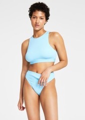 Nike Womens Essential High Neck Bikini Top Bottoms