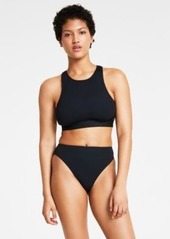 Nike Womens Essential High Neck Bikini Top Bottoms