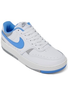 Nike Women's Gamma Force Casual Sneakers from Finish Line - White, University Blue