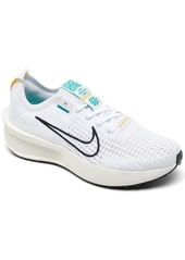 Nike Women's Interact Running Sneakers from Finish Line - White, Saturn Gold, Dusty