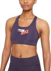 Nike Women's Logo Racerback Medium Impact Sports Bra