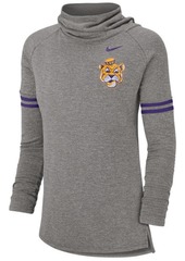Nike Women's Lsu Tigers Funnel Neck Long Sleeve T-Shirt