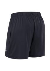 Nike Women's Navy Washington Nationals Authentic Collection Knit Shorts - Navy