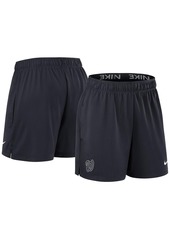 Nike Women's Navy Washington Nationals Authentic Collection Knit Shorts - Navy