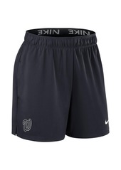 Nike Women's Navy Washington Nationals Authentic Collection Knit Shorts - Navy