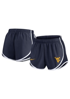 Nike Women's Navy West Virginia Mountaineers Primetime Tempo Performance Shorts - Navy, White