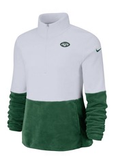 Nike Women's New York Jets Half-Zip Therma Fleece Pullover