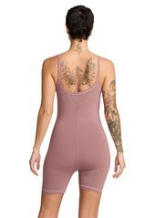 Nike Women's One Dri-Fit Short Bodysuit - Smokey Mauve/platinum Violet/white