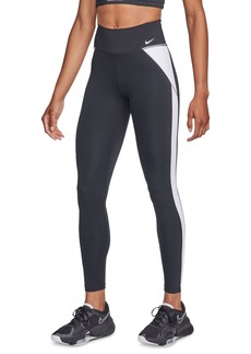 Nike Women's One Mid-Rise Full-Length Leggings - Black/white