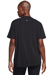 Nike Women's One Relaxed Dri-fit Short-Sleeve Top - Black/black