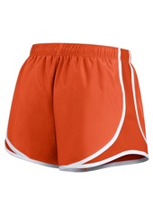 Nike Women's Orange Clemson Tigers Primetime Tempo Performance Shorts - Orange, White