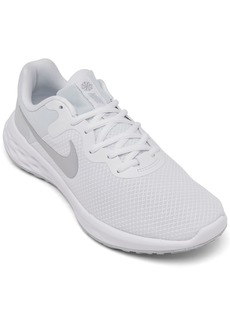 Nike Women's Revolution 6 Next Nature Running Sneakers from Finish Line - White, Metallic Silver