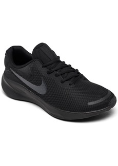 Nike Women's Revolution 7 Running Sneakers from Finish Line - Black, Off Noir