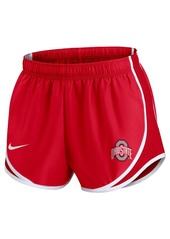 Nike Women's Scarlet Ohio State Buckeyes Primetime Tempo Performance Shorts - Red, White