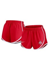 Nike Women's Scarlet Ohio State Buckeyes Primetime Tempo Performance Shorts - Red, White