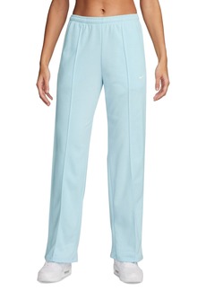 Nike Women's Sportswear Chill French Terry Open-Hem Sweatpants - Glacier Blue/sail