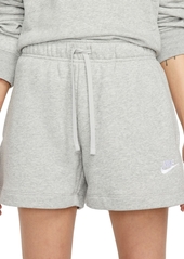 Nike Women's Sportswear Club Fleece Mid-Rise Shorts - Violet Mist