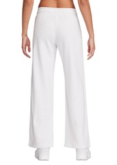 Nike Women's Sportswear Club Fleece Mid-Rise Wide-Leg Sweatpants - Beypnk/whi