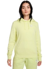 Nike Women's Sportswear Club Fleece Pullover Hoodie - Green Frost/white