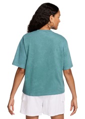 Nike Women's Sportswear Cotton Crewneck Short-Sleeve T-Shirt - Bicoastal/bicoastal